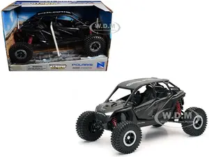 Polaris RZR Pro R UTV Stealth Black "Xtreme Off-Road" Series 1/18 Diecast Model by New Ray