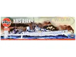 Level 3 Model Kit HMS Ajax Light Cruiser 1/600 Plastic Model Kit by Airfix