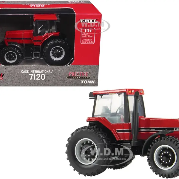 Case International 7120 Tractor Red "Prestige Collection" "Case Agriculture" Series 1/64 Diecast Model by ERTL TOMY