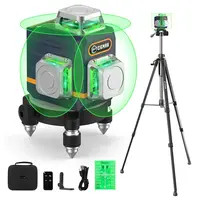 CIGMAN CM-701T 3x360° Self-Leveling Laser Level - 1.5m Tripod Remote-Controlled 4000mAh Battery