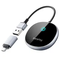 DriFox A22 Wired to Wireless Carplay Adapter Plug & Play Auto-Connect 5.8GHz Fast Data Transmission Voice Assistant