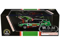 1984 Toyota Celica Supra 16 "Castrol Livery" Black and Green with Graphics 1/64 Diecast Model Car by Paragon Models