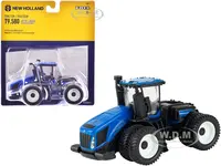 New Holland T9.580 Tractor with Dual Wheels Blue 1/64 Diecast Model by ERTL TOMY