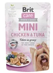 Brit Care Dog kapsička Mini Chicken & Tuna fillets in gravy 85 g | Kapsička pre psov