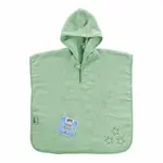 XKKO Organic BIO Bavlnené pončo - Mint Stars ORGPON004