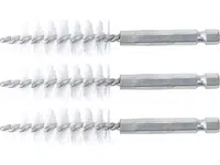 BGS Technic BGS 3078-16-N Nylonové kartáče pr. 16 mm, upínání 1/4", 3 ks (Sada BGS 3078)