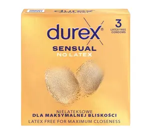 Durex Sensual No Latex kondomy 3 ks