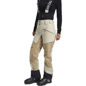 TENSON TOURING SHELL PANT Dámská skialpové kalhoty, béžová, velikost