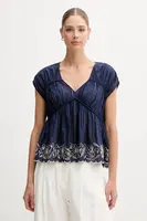 Bavlněná halenka United Colors of Benetton