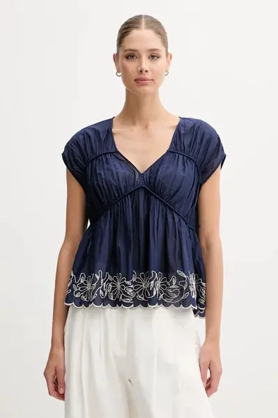 Bavlněná halenka United Colors of Benetton