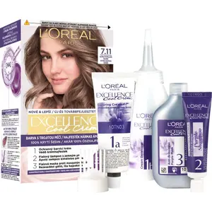 L’Oréal Paris Excellence Cool Creme farba na vlasy odtieň 7.11 Ultra Ash Blond 1 ks