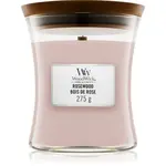 Woodwick Rosewood vonná sviečka s dreveným knotom 275 g