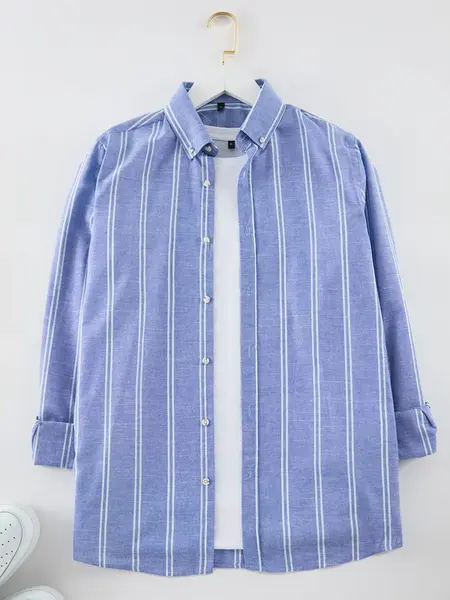 Trendyol Košeľa  modrá / biela