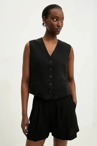 Vesta Answear.LAB černá barva, jednořadá