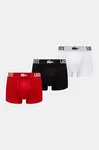 Lacoste Boxerky pánské bavlněné s elastanem 3-pack
