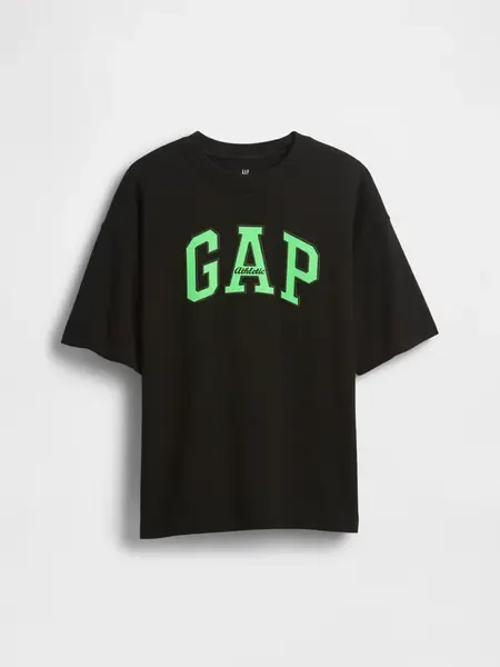 GAP Dětské oversize tričko Heavyweight Athletic Logo - Kluci