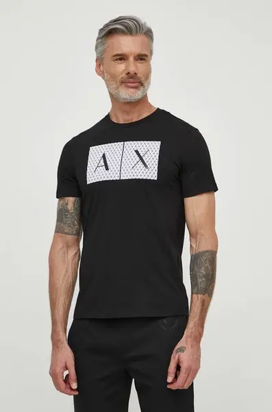 Bavlněné tričko Armani Exchange