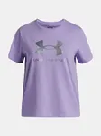 Dívčí tričko Under Armour UA G Rival Shimmer SS-PPL - Holky