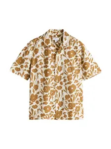 Next Košeľa  horčicová / biela