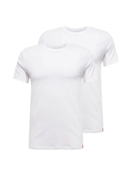 LEVI'S ® Tričko 'Slim Crewneck Tee - 2 Pack'  biela