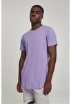 Shaped long lavender t-shirt