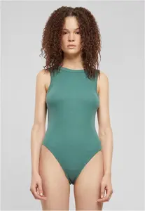 Dámské Rib Tank Body - zelené