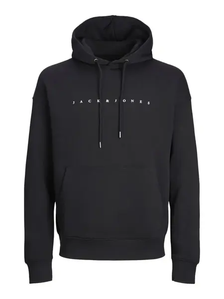 Jack & Jones Plus Sveter 'JJEStar'  čierna / biela