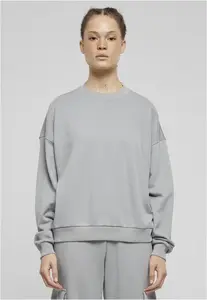 Women's Oversized Terry Light Asphalt Sweatshirt