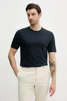 Tričko BOSS H-Thompson 57 tmavomodrá barva, 50521129