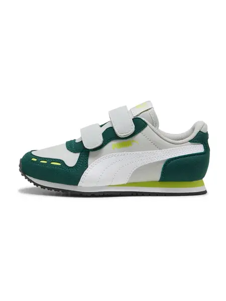 PUMA Tenisky 'Cabana Racer'  svetlosivá / jablková / jedľová / biela