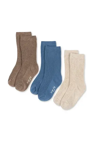 Dětské ponožky Konges Sløjd 3 PACK RIB SOCKS 3-pack