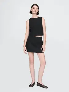 GAP lněná krátká sukně