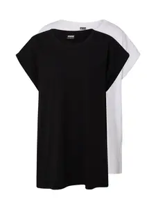 Urban Classics Tričko  čierna / biela
