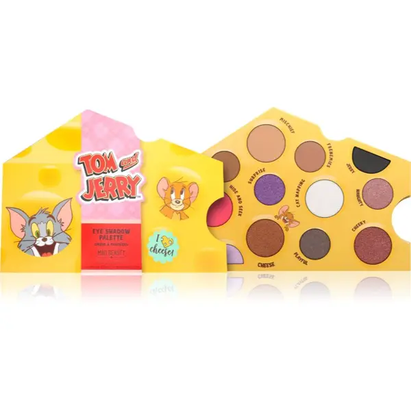 Mad Beauty Tom & Jerry paletka očných tieňov 22 g