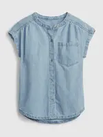 GAP Dětská džínová košile - Holky