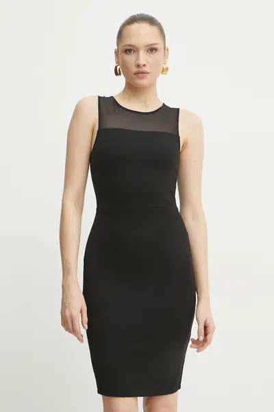 Šaty Armani Exchange černá barva, mini, XW000943 AF13729