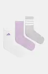 Ponožky adidas LOGO PACK 3PP 3-pack šedá barva, JD5829