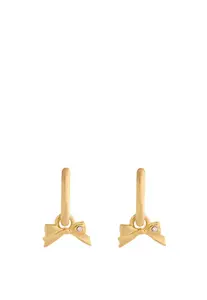 COACH Náušnice  zlatá