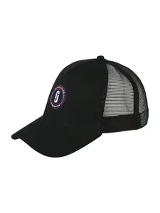 JACK & JONES Čiapka 'JACDEFT'  čierna / biela