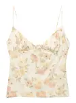 Pull&Bear Top  svetložltá / pastelovo zelená / ružová / biela