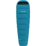 Hannah BIKE W 100 Ľahký spací vak, tyrkysová, veľkosť 195 cm - ľavy zips