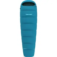 Hannah BIKE W 100 Ľahký spací vak, tyrkysová, veľkosť 195 cm - ľavy zips
