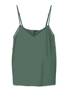 VERO MODA Top 'VMMENNY'  tmavozelená