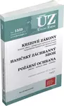 ÚZ 1559 Krizové zákony, HZS, Požární ochrana, Obnova území
