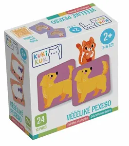 KukiKuk® KukiKuk - Véééliké pexeso Zvířátka na dvorku