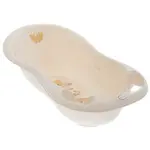 TEGA BEAR 102 CM LUX Anatomická vanička s výpusťou, béžová, veľkosť