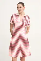 Šaty Tommy Hilfiger červená barva, mini, WW0WW44513