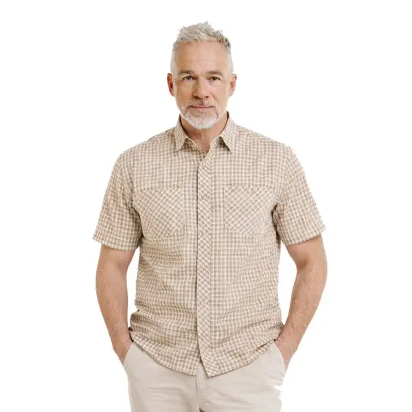 Bushman Pánska košeľa Sahel, béžová XXXL