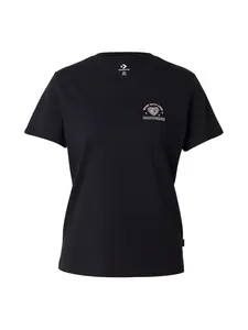 CONVERSE Tričko  čierna / biela