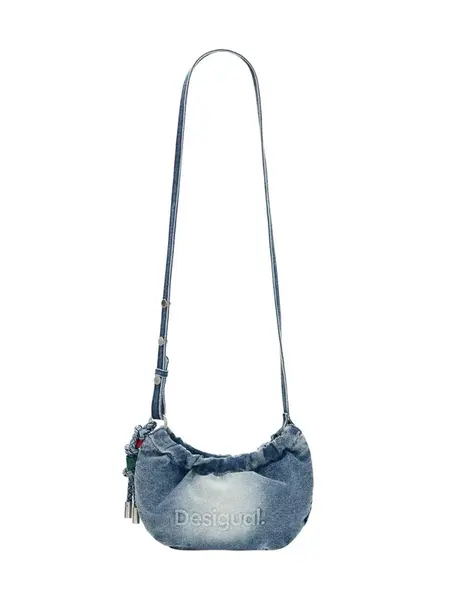 Desigual Taška cez rameno  modrá denim